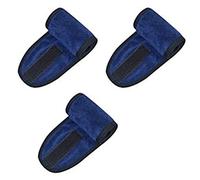 Diademas 3 unids Accesorios for el cabello Deporte Lavado Spa SpA Ancho Sólido Sólido Con Fijante Moda Maquillaje Poliéster Poliéster Ajustable Mujeres Diadema Diadema Mujer(Blue)