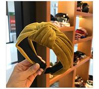 Diademas Accesorios for el cabello boutique Velvet for mujer Middle Kudoted Lado ancho DIEVA DE MODA CUERDA DE PEQUEÑA DE PEQUEÑO DE PELO DE PELO DE PELO DE PELO Diadema Mujer(Ginger)