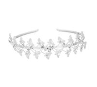 Diademas, accesorios for el cabello de aleación con diamantes imitación, diademas for mujer, diadema metal, novia, brillantes for(Silver)