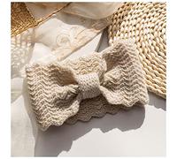 Diademas Amplio tejido de punto se arquea los accesorios for el cabello de las mujeres de los invierno anudados for las niñas de la dama de las niñas. Diadema Mujer(Style 1 beige)