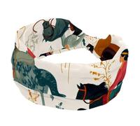 Diademas anchas para mujer, con patrón de caballo salvaje de vaqueras occidentales, antideslizantes, bandas elásticas para el pelo, banda para el pelo para yoga, diademas anudadas para niñas y mujeres