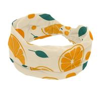 Diademas anchas para mujer, diadema de yoga de limón, banda elástica entrecruzada, envoltura suave para el cabello, turbante de moda
