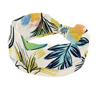 Diademas anchas y suaves, Hello Summer con fondo de sandía y piña para mujer, diademas antideslizantes para yoga, fitness, viajes, gimnasio, accesorios para el cabello
