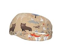 Diademas Animal Tree1 para Mujer, Cintas Deportivas Antideslizantes para el Cabello, Ideales
