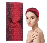 Diademas anudadas para mujer, diademas anchas anudadas a la moda, bandas elásticas antideslizantes para mujer, accesorios para el cabello para correr