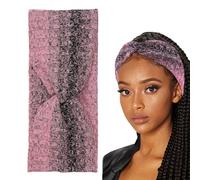 Diademas anudadas para mujer, diademas anudadas para mujer | Twist Fashion Diademas anudadas, diadema para mujer con patrón batik, accesorio antideslizante para el pelo para correr y yo