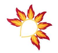 Diademas artísticas con diseño de llama punk de diablo, accesorio para el cabello para adultos, llama plateada para fiestas, discotecas, elegante diadema de cadena de metal