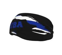 Diademas Bandera de Mapa de Cuba Banda para el Sudor para Mujeres Hombres-Bandas para el Sudor de Yoga para Deportes Fitness-54