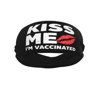 Diademas Bésame Abrázame Estoy Vacunado Banda Deportiva para el Sudor Bandas para la Cabeza Que absorben la Humedad Banda para el Cabello Unisex para Adultos