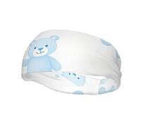 Diademas Blue Bear para Mujer, Cintas Deportivas Antideslizantes para el Cabello, Ideales pa