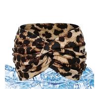 Diademas bohemias | Diademas anchas anudadas | Elegante diadema transpirable para esposas, bodas, damas, correr, niñas, festivales de música, yoga, uso casual, entusiastas del ciclismo