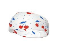 Diademas Cherry Dot para Mujer, Cintas Deportivas Antideslizantes para el Cabello, Accesorio