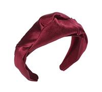 Diademas Cinta de cabeza de ala ancha lisa Knuckle Middle Annotted Hairbands Bisel Turban Mujeres Chicas Accesorios for el cabello Hoop Fashion Diadema Mujer(14C)