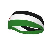 Diademas con bandera palestina Diademas deportivas Diadema de entrenamiento que absorbe la humedad Banda para el sudor Diademas para correr Diadema para correr