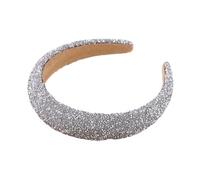 Diademas con Diamantes de Lmitación Encantadora diadema de cuentas y brillantes perlas cristal(Color 3)