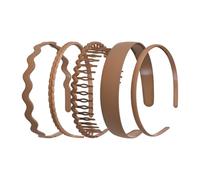 Diademas con Dientes para Mujeres,Accesorios Antideslizantes para la Cabeza,5 Piezas Diadema Flexible Con Dientes - para Chicas Adolescentes Ejercicio Yoga Uso