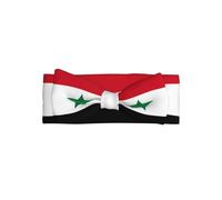 Diademas con estampado de la bandera de Siria, suaves, elásticas, bonitos lazos para el pelo para bebés de 0 a 6 meses
