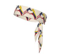 Diademas con estampado de Venezuela en forma de corazón, corbata de karate ninja, bandas atléticas, banda de entrenamiento que absorbe el sudor
