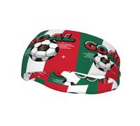 Diademas con la bandera de Colombia para fútbol, para mujeres y hombres | Tejido transpirable que te mantiene fresco, control del sudor para mayor comodidad, ajuste elegante para correr, gimnasio y yo