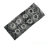 Diademas con ojales para chica, estilo punk y elástico con ojales, banda elástica de metal, estilo steampunk, para deportes, accesorios para el cabello (patrón de serpiente, estilo 3)
