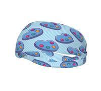 Diademas con patrones sin costuras en The Palette para hombre y mujer, antideslizantes y absorbentes, ideales para gimnasio, baloncesto, yoga.