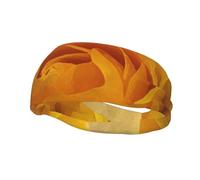 Diademas con pétalos de rosa amarillos para hombre y mujer, diadema para correr, diadema transpirable para gimnasio