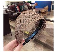 Diademas Cordón de la cabeza for mujer Cordón floral de encaje for niñas Accesorios for el cabello Bisel Hairbands Headbands for mujeres Ase de pelo ancho Hoop Diadema Mujer(24(width 6cm))