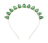 Diademas de aleación con decoración de cristal colorido para mujer, diadema brillante para boda, fiesta, disfraz, boda, fiesta, cosplay, cristal brillante