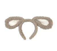 Diademas de animales de dibujos animados para cachorros, diadema antideslizante de felpa para lavar la cara, maquillaje, accesorios para el cabello, diadema peluda