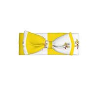 Diademas de bebé con la bandera del Vaticano para niñas recién nacidas, diadema suave y elástica ajustable para bebés de 0 a 24 meses