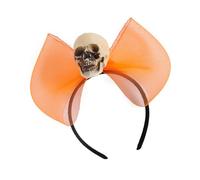 Diademas de calavera para mujer, diademas de Halloween para niñas,Cabello de traje de terror - Tiras de de terror, accesorio para el cabello del traje, diseño de arañas y cráneo, ajustem