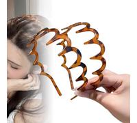 Diademas de Cráneo Alto para Mujer, Diadema Reversible con Dientes, Nueva Diadema con Peine de Dientes en Forma de U (2025), Ancha Antideslizante, Regalos para Niñas y Mujeres(Style-A)