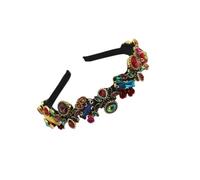 Diademas de cristal acolchadas con diamantes de imitación para mujer, para boda, fiesta, cena, prohibición del cabello