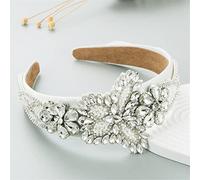 Diademas de cristal coloridas barrocas for mujer, diadema con diamantes de imitación, aro for la cabeza, accesorios for el cabello for niñas(F)