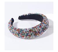 Diademas de cristal de moda para niñas, banda para el cabello con diamantes de imitación de lujo brillantes, aro para el cabello con diamantes, accesorios para el cabello con perlas para mujere