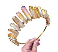 Diademas de cristal hechas a mano para mujer, de aleación pulida, accesorios para el cabello, boda, novia, reina