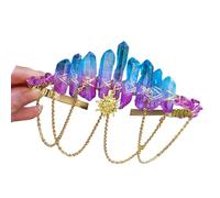 Diademas de cristal para novia, para niñas, diadema de reina, elegante diadema de fiesta de cumpleaños, aro de pelo para boda