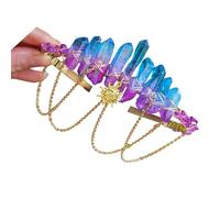 Diademas de cristal para novia, para niñas, diadema de reina, elegante diadema de fiesta de cumpleaños, aro de pelo para boda