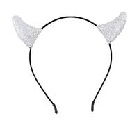 Diademas de cuerno de buey en H, aro en H, para Halloween, Navidad, cosplay, accesorios para fotos, aro en H para niñas, diadema de aro en H, aro para mujer, bandas de terciopelo para la cabeza para