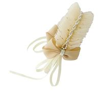 Diademas de encaje con volantes para mujer, diadema novedosa con lazo, perla, sirvienta, cosplay, accesorios de fiesta