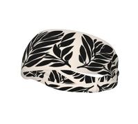 Diademas de entrenamiento con flores botánicas azules pavo real para mujeres, cintas para la cabeza deportivas antideslizantes para mujeres, cintas para el cabello, cintas para el cabello que absorben
