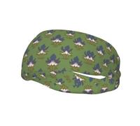 Diademas de Entrenamiento Green Grass para Mujer, Cintas Deportivas Antideslizantes para el Cabello es y