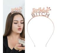 Diademas de feliz cumpleaños para mujeres y niñas, accesorios para el cabello para adolescentes, niñas, novia, esposa, regalos de cumpleaños para mejores amigas, hermanas del alma, regalos de