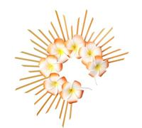 Diademas de flores con forma de corona sagrada para cosplay para banquetes de mujer