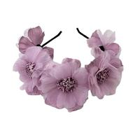 Diademas de flores de margaritas para mujer, para novia, boda, simulación de rosa, para uso diario y ocasiones especiales