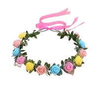 Diademas de flores para mujer, corona de flores para boda, fiesta, guirnaldas, corona, corona de pelo, diademas florales