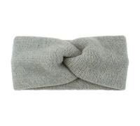 Diademas de lana tejidas colores lisos for mujer y niña, estilo turbante cruzado, con orejeras accesorios(Color-06)