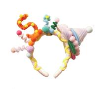 Diademas de lavado facial hermoso tocado creativo simple temperamento diadema para bodas y celebraciones