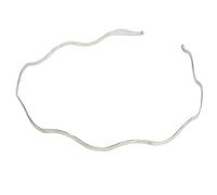 Diademas de metal de 2/3 capas para mujer, diadema elástica de metal para niñas