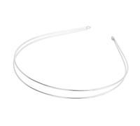 Diademas de metal liso con marco de alambre para hombres y mujeres, accesorio para el cabello